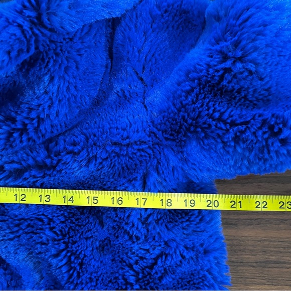 Noize Faux Fur Sapphire Coat size XS - Picture 15 of 16